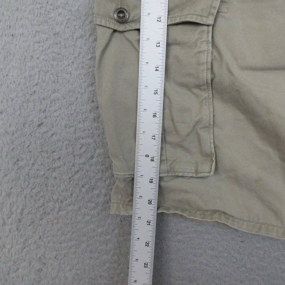 Levis Cargo Shorts Mens 34x11‎ Beige 100% Cotton Canvas Utility Hiking Outdoor
